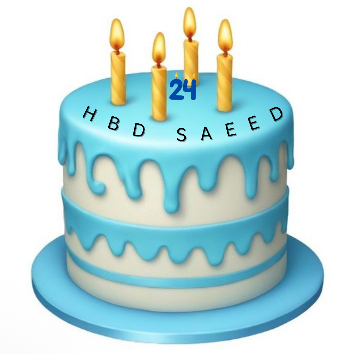 كيكة عيد ميلاد سعيد